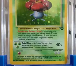 Vileplume, Holo Rare, 15/64, Pokemon TCG Jungle, CGC 7 (Near Mint) - Image 5