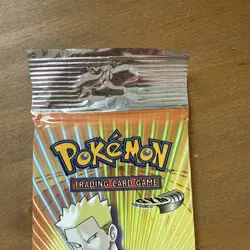 Pokemon WOTC Vintage TCG Booster Pack Gym Heroes Lt. Surge Long Crimp 20.8g* - Image 5