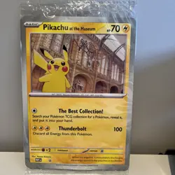 PROMO Pokemon TCG Pikachu At The Museum Oversize Sealed Brand New! And sealed - Image 1