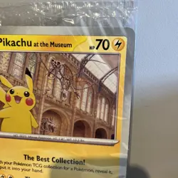 PROMO Pokemon TCG Pikachu At The Museum Oversize Sealed Brand New! And sealed - Image 3