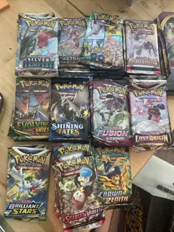 Pokemon Mystery Power BOX 5 Booster Packs 1 Coin 728192547362 - Image 2