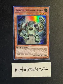 Yugioh Gamma The Electromagnet Warrior SDMY-EN003 1st Edition Near Mint - Image 1
