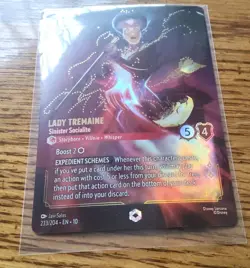 Disney Lorcana TCG Lady Tremaine Sinister Socialite Enchanted NM - Image 3