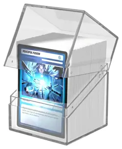 Ultimate Guard Clear Transparent 100+ Boulder Standard Deck Case Card Box New - Image 5