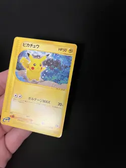 Pikachu 033/088 Pokemon Card Japanese Vintage WOTC Non Holo Rare Morii - Image 3