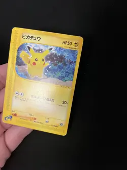 Pikachu 033/088 Pokemon Card Japanese Vintage WOTC Non Holo Rare Morii - Image 4