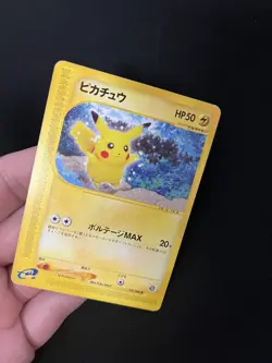 Pikachu 033/088 Pokemon Card Japanese Vintage WOTC Non Holo Rare Morii - Image 5