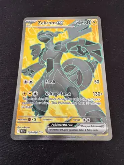 Zekrom EX Full-Art Ultra Rare - POKEMON CARD - Black Bolt 158/086 NM - Image 1
