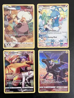 2022 Pokemon TCG Trainer Gallery 4 Card Bundle TG03,05,07,11 Charizard Etc - Image 1