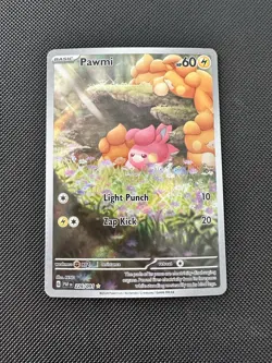 Pawmi - 226/091 - Pokemon Paldean Fates Illustration Rare Card NM - Image 1