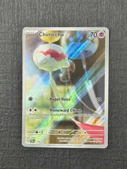 Chimecho 179/167 Twilight Masquerade Illustration Rare Pokemon TCG Card NM - Image 1