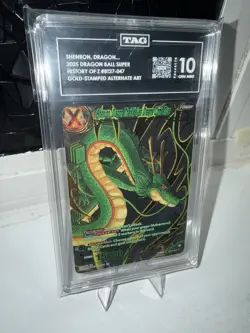 Bandai Dragon Ball Super Card Game Shenron History of Z BT27-047 Gold-Stamped - Image 1