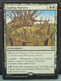 Sapling Nursery R 0192 Rare Lorwyn Eclipsed Near Mint Card Game MTG TCG Magic - Image 1