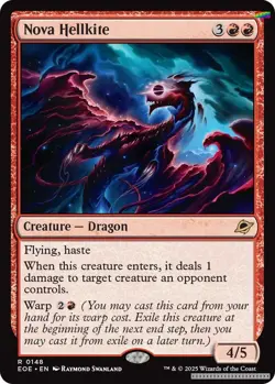 TCG MTG Nova Hellkite [EOE - 148] - NM [Foil] - Image 1