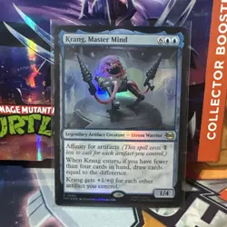 Krang, Master Mind 43 NM Foil MTG TMT Magic - Image 1