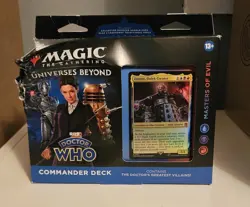 Magic The Gathering Universes Beyond: Doctor Who Masters Of Evil Commander Deck - Image 1