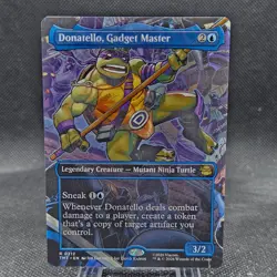 Donatello, Gadget Master Borderless Teenage Mutant Ninja Turtles TMNT MTG TMT - Image 1