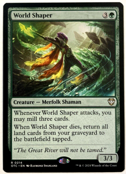 MTG World Shaper Outlaws of Thunder Junction Commander 214 NM - Image 1