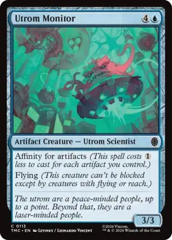 4x Utrom Monitor Teenage Mutant Ninja Turtles Eternal NM MTG - Image 1
