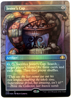 MTG Jester's Cap BORDERLESS FOIL Dominaria Remastered 449 NM - Image 1
