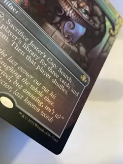 MTG Jester's Cap BORDERLESS FOIL Dominaria Remastered 449 NM - Image 3