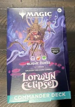NEW Lorwyn Eclipsed Commander Deck BLIGHT CURSE FACTORY SEALED MTG NEW - Image 1