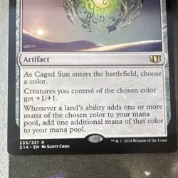 MTG - Caged Sun | Commander 2014 | 233/337 | MP | - Image 5