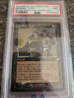 Infernal Tutor (Retro Frame) (Serial Numbered) Ravnica Remastered Foil #262/500 - Image 1