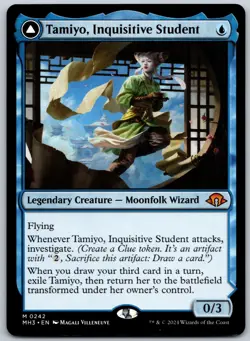 Tamiyo, Inquisitive Student M Modern Horizons 3 242 NM - Image 1