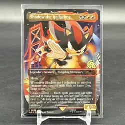 Magic The Gathering Secret Lair Sonic Rainbow Foil Shadow the Hedgehog MTG 2086 - Image 1