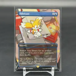 Magic the Gathering Secret Lair Sonic Fabricate Rainbow Foil 2090 - Image 1