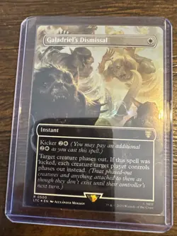 Galadriel's Dismissal (Borderless) Commander: Tales of Middle-Earth Foil - Image 1