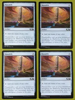 Manalith x4 Core Set 2019 M19 4x Playset Magic the Gathering MTG - Image 1