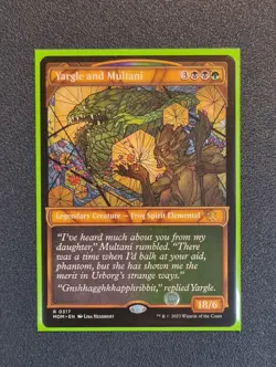 MTG Yargle and Multani - Showcase - MOM - Near Mint+ Condition - Image 1