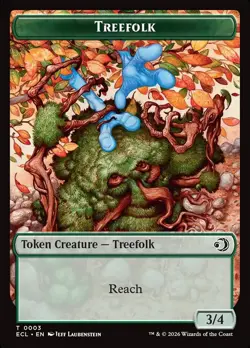 Treefolk Token | #3 | TECL | MTG | Regular | LP - Image 1