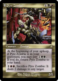 Pyre Zombie (Retro) [Dominaria Remastered] Near Mint - Image 1