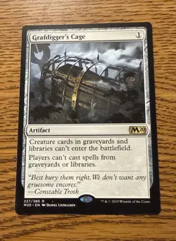 Magic The Gathering: Grafdigger's Cage - MTG Core Set 2020 R NM - Image 1