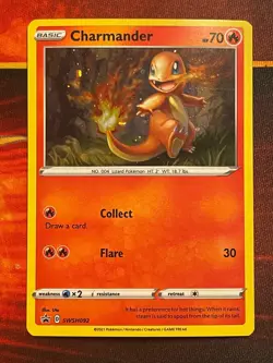 Charmander SWSH092 Cosmos Holo - Pokemon SWSH Promos Sword & Shield Promo - Image 1