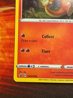 Charmander SWSH092 Cosmos Holo - Pokemon SWSH Promos Sword & Shield Promo - Image 4