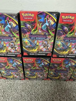 Lot of 10 Pokemon TCG Phantasmal Flames Booster Bundle x10 New Sealed IN HAND - Image 2