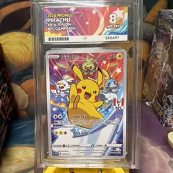 Pokemon Pikachu Card 016/S-p KFC Promo Full Art Indonesian Ace 8 - Image 2