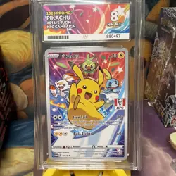 Pokemon Pikachu Card 016/S-p KFC Promo Full Art Indonesian Ace 8 - Image 3