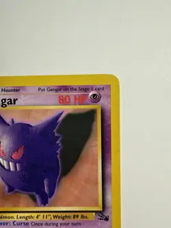 Gengar Pokemon Fossil 1999 1st Edition Non-holo 20/62 NM - Image 4
