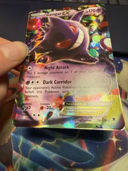 Pokemon Gengar EX 034/119 XY - Phantom Forces Full Art Holo 2014 Raw Near Mint - Image 2