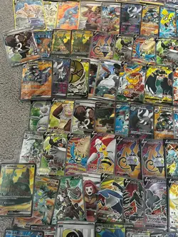 100x Pokemon cards S- Chinese EX/V/trainer full art rares bulk lot,ALL SLEEVED - Image 2