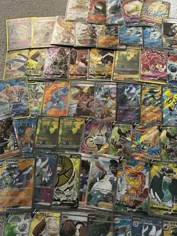 100x Pokemon cards S- Chinese EX/V/trainer full art rares bulk lot,ALL SLEEVED - Image 3