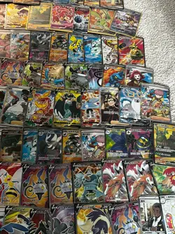 100x Pokemon cards S- Chinese EX/V/trainer full art rares bulk lot,ALL SLEEVED - Image 4