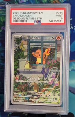 2023 Pokemon CHARMANDER #044 SVP EN BLACK STAR PROMO MINT PSA 9 - Image 1