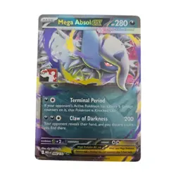 Mega Absol EX 086/132 Double Rare Prize Pack 2025 NM Pokemon TCG - Image 1