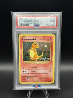 Pokemon Charmander Toys R Us XY Evolutions Cosmos Holo #9 PSA 9 Mint - Image 1